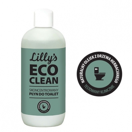 6x LILLY'S ECO CLEAN Skoncentrowany Płyn do Toalet z olejkiem z drzewa herbacianego 750 ml
